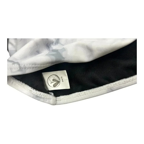 Timeapple Girls Lightening White & Black Bathing Suit Size 16 - Picture 5 of 8